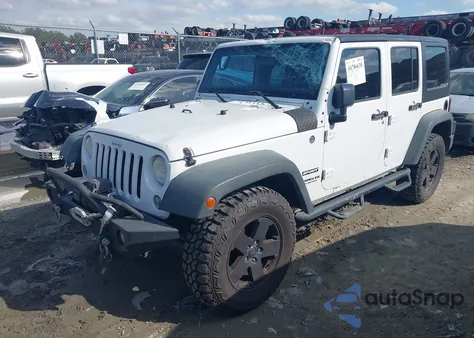 2015 Jeep Wrangler Unlimited Sport z USA, uszkodzony, nr VIN 1C4BJWDG6FL522316